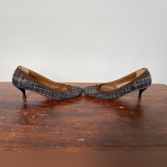 Vintage Dani Tweed Heels EU 40 US 9 - Picture 3 of 5